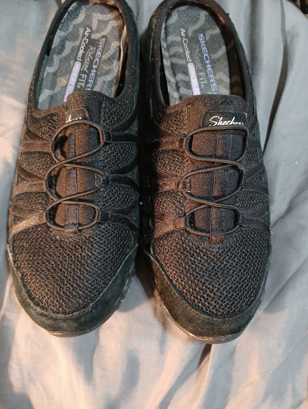 Skechers Women Mules Slip-On Athletic Shoes Relaxed Fit